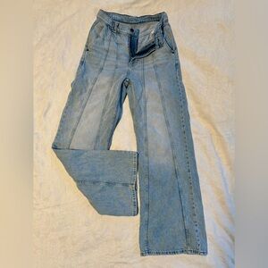 Arizona hi-rise wide leg jeans size 2